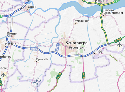 Map Scunthorpe